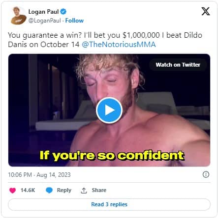 Why is Logan Paul Facing Massive Criticism on His $1M Bet for Danis Match?